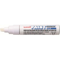 UNI-BALL Marqueur PAINT Marker PX30 Pte biseautee large 4 - 8,5mm Blanc