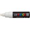POSCA - Uni Mitsubishi Pencil - 8 Marqueurs PC8K - Pointe Biseautee - Posca Pointe Large 8 mm - Marqueurs Peinture a€ Base d'Eau