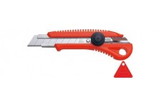 NT Cutter l 550 p, boitier en Plastique, Lame 18 mm, Rouge Noir