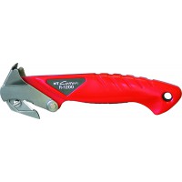 NT Cutter 489628 R-1200 Couteau de securite, Rouge/Argent