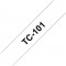 TC-101 | cassette a  ruban originale pour etiqueteuse | Noir sur Transparent | 12 mm