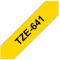 TZE641 Ruban 18 mm Noir/Jaune