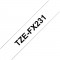 TZE-FX231 Etiquettes Noir
