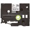 TZe-FX251 | Ruban original Lamine flexible | 24 mm | Noir sur fond Blanc | 8M
