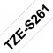 Brother TZe-S261 | Ruban original Lamine adhesif puissant | 36 mm | Noir sur fond Blanc | 8M