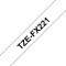 TZe-FX221 | Ruban original Lamine flexible | 9 mm | Noir sur fond Blanc | 8M
