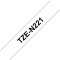 TZe-N221 | Ruban original Non Lamine | 9 mm | Noir sur fond Blanc | 8M