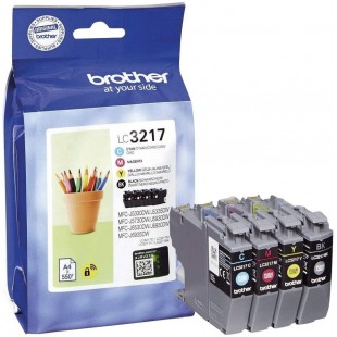 Brother LC3217XLVAL | Cartouche d'encre originale | Noir, Cyan, Magenta, Jaune