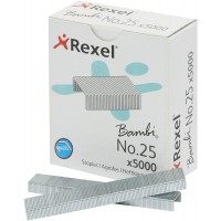 Rexel Bambi Pack de 500 Agrafes No 25