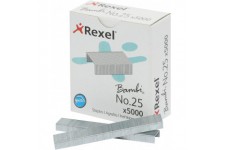 Rexel Bambi Pack de 500 Agrafes No 25