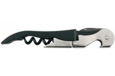 93301 Couteau Sommelier, Acier Inoxydable, Argent/Noir, 9 x 12 x 16 cm