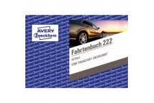 Avery Zweckform 222 Aviation livre pour voitures (A6, 40 feuilles) Blanc Softcover 1 Stuck