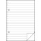 Avery Dennison Zweckform 903 perfore reglure fine duplicata livre DIN A6, 2 x 50 feuilles, blanc