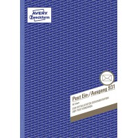 Avery Dennison Zweckform 931 Entrant/sortant lettres livre A4 50 pages (texte allemand)
