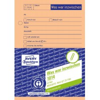 Avery Dennison Zweckform 1014 Bloc-notes memo Pour notes de reunion orange