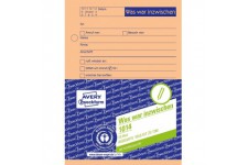 Avery Dennison Zweckform 1014 Bloc-notes memo Pour notes de reunion orange