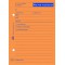 Avery Dennison Zweckform 1014 Bloc-notes memo Pour notes de reunion orange