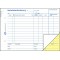 Avery Zweckform 1110 Materiau demande (A5 horizontal, avec 1 feuilles de papier bleu, 2 x 50 feuilles) Blanc/Jaune