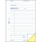 Avery Zweckform 1306 realisateur Rapport (A5, avec 2 feuilles de papier bleu, 2 x 50 feuilles) Blanc/Jaune
