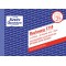 Avery Dennison Zweckform 1714- A6 Recu Papier Pad 2 x 40 Feuilles, 40 Originaux, Chacun avec une Copie en Jaune