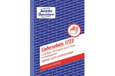 Avery Dennison Zweckform 1723 mit empfangsschein DIN A6 mit empfangsschein Note de livraison 3 x 40 feuilles, blanc,