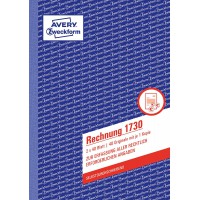 Avery Dennison Zweckform facture livre Premier et deuxieme Page Imprime non-carbon Papier A5 2 x 40 pages (texte allemand)