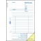 AVERY Zweckform 1732 Facture (A6, 2 x 40 feuilles, autocopiant avec traverses colorees, avec montant net et brut, TV