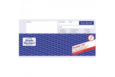 Avery Zweckform 1020 courte Enveloppes, DIN A4 (1/3), perfores, 100 Feuilles, Blanc selbstdurchschreibend, 1er Pack