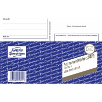 AVERY Zweckform Vordruck Adressaufkleber, A6 quer, 100 Pezzi