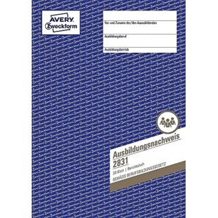 Avery 2831 Weekly appointment book 28pages Blanc agenda - Agendas (Weekly appointment book, 28 pages, Blanc, A4, Angl