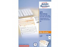 Avery Zweckform 2817 aœberweisung/paiement Slip PC imprimante Form, 200 feuilles de format A4