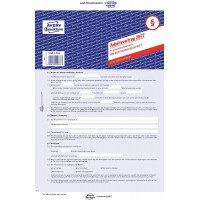 Lot de 5 : Avery Dennison Zweckform 2877Contrat DIN A4pour les travailleurs industriels Bleu