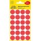 Avery zweckform pastilles, rouge, a¸18mm 96 etiquettes