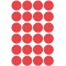 Avery zweckform pastilles, rouge, a¸18mm 96 etiquettes