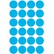 Avery Code de couleur Dots, Bleu - etiquettes autocollantes (Bleu, Bleu, Cercle, papier, 1.8 cm, 96 PC (s), 24 PC (s