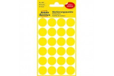 Avery zweckform pastilles adhesives jaune a¸18mm 96 etiquettes