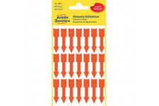 Avery Zweckform 3008 etiquettes de signalisation (63), 39 x 9 mm 3 feuilles Rouge vif