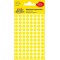 Avery Code couleur Pois, Jaune - etiquettes auto-adhesives (Jaune, Jaune, Cercle, papier, 8 mm, 416 PC (s), 104 PC (
