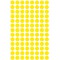 Avery Code couleur Pois, Jaune - etiquettes auto-adhesives (Jaune, Jaune, Cercle, papier, 8 mm, 416 PC (s), 104 PC (