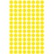 Avery Code couleur Pois, Jaune - etiquettes auto-adhesives (Jaune, Jaune, Cercle, papier, 8 mm, 416 PC (s), 104 PC (