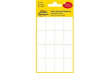 Avery Zweckform 3074 Mini d'organisation etiquettes (96 pieces, 29 x 18 mm) 6 feuilles Blanc