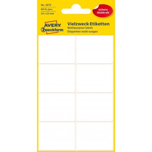 AVERY Zweckform etiquettes multi-usages, 32 x 23mm, blanches