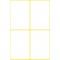 Avery Zweckform 3087 etiquette auto-collante Blanc Rectangle Permanent 24 piece(s) - etiquettes auto-collantes (Blanc, Rectangle