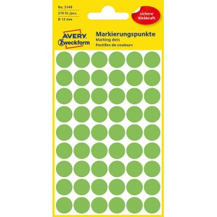 Avery Zweckform 3147 reperes 270 Stuck vert fluo