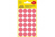 Avery Zweckform 3172 reperes (etiquettes, Ø 18 mm) 96 pieces Rouge Vif