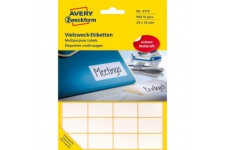 -3319 etiquette Auto-adhesive Blanc (Rounded Rectangle 29 x 18 mm Papier)