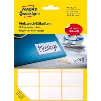 Avery Zweckform Lot de 522 etiquettes autocollantes multi-usages 38 x 24 mm (Import Allemagne)