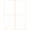 AVERY - Zweckform etiquettes multi-usages, 80 x 54 mm, blanchePP a  inscription manuelle Contenu: 112