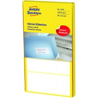 AVERY - Zweckform etiquettes adresses, 89 x 36mm,pli en zigzagContenu: 320 etiquettes Adequat pour t
