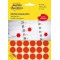 AVERY - Zweckform pastilles adhesives, diametre 18 mm, rouges contenu: 1056 etiquettes (3374)